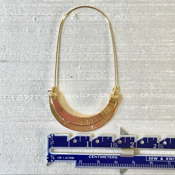 ✨Anthro Myra Gold Hoop Earrings✨ - Picture 5 of 8